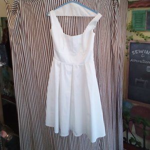 Calvin Klein size 4 white dress